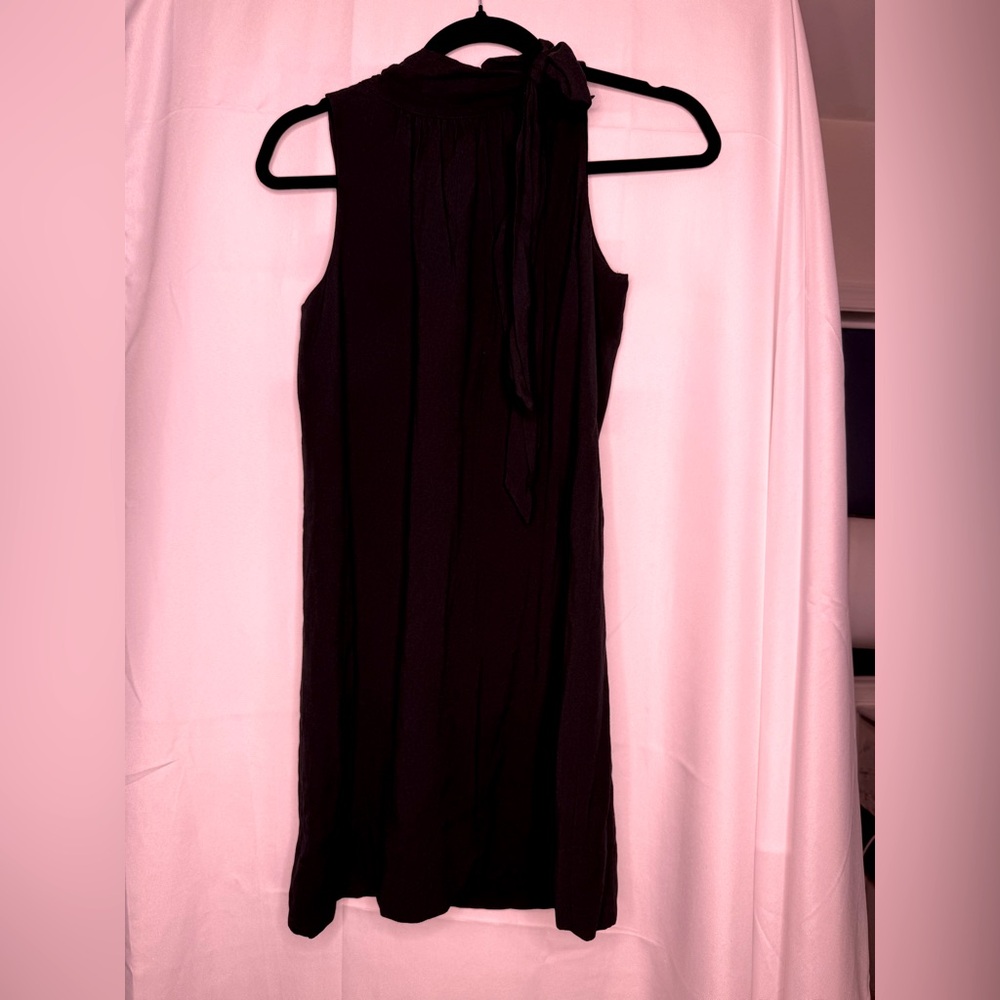 NWT Ann Taylor Black Halter Mini Dress